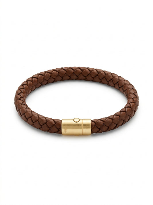 Braided Nappa Leather Bracelet