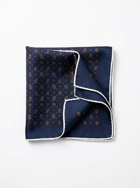 Hand-Rolled Silk Pocket Square